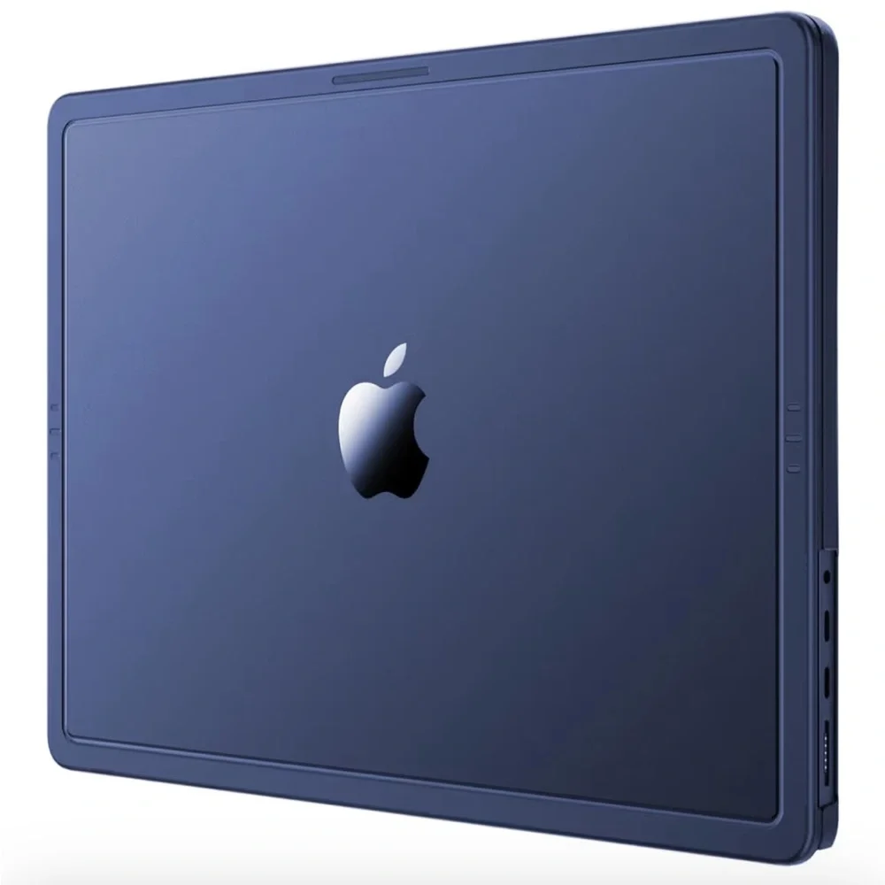 ‘CRACKGUARD’ for MacBook Air 15” Protective Laptop Case-MIDNIGHT CLEAR